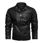 Biker lederjacke herren vintage braun - Vintage shop