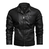 Biker lederjacke herren vintage braun - Vintage shop