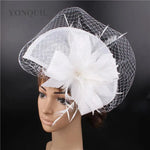 Fascinator braut kurze haare - Vintage shop