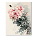 Poster blumen vintage - Vintage shop