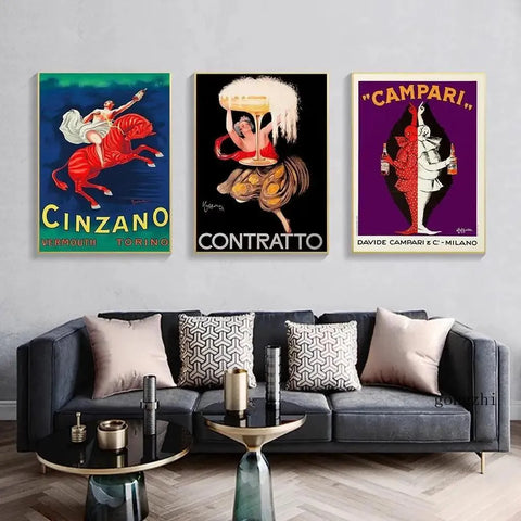 Cinzano poster vintage - Vintage shop