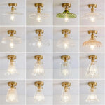 Deckenlampe glas vintage - Vintage shop