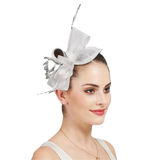 Fascinator silber - Vintage shop