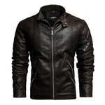 Biker lederjacke herren vintage braun - Vintage shop