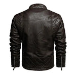 Biker lederjacke herren vintage braun - Vintage shop