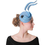 Fascinator blau klein - Vintage shop