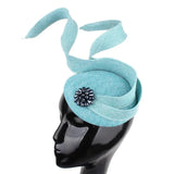 Fascinator blau klein - Vintage shop