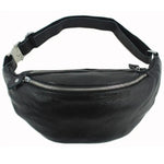 Bauchtasche leder vintage schwarz - Vintage shop