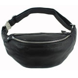 Bauchtasche leder vintage schwarz - Vintage shop