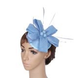 Fascinator hellblau - Vintage shop