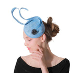 Fascinator blau klein - Vintage shop