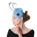 Fascinator blau klein - Vintage shop