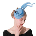 Fascinator blau klein - Vintage shop