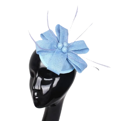 Fascinator hellblau - Vintage shop