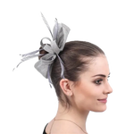 Fascinator silber - Vintage shop