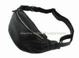 Bauchtasche leder vintage schwarz - Vintage shop