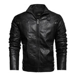 Biker lederjacke herren vintage braun - Vintage shop