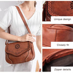 Handtasche leder cognac vintage - Vintage shop