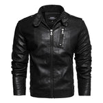 Biker lederjacke herren vintage braun - Vintage shop