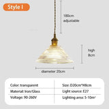 Deckenlampe vintage glas - Vintage shop