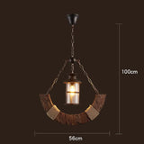 Lampe vintage holz - Vintage shop