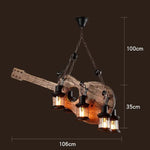 Lampe vintage holz - Vintage shop