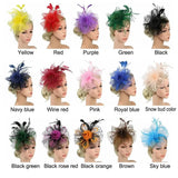 Fascinator rot - Vintage shop