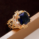 Ring mit blauem stein vintage - Vintage shop