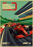 Formula 1 posters vintage - Vintage shop