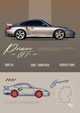 Porsche poster vintage - Vintage shop