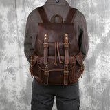 Leder rucksack herren vintage - Vintage shop