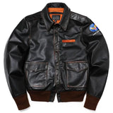 Bomber lederjacke vintage - Vintage shop