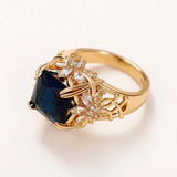 Ring mit blauem stein vintage - Vintage shop