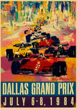 Formula 1 posters vintage - Vintage shop