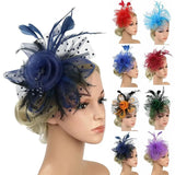 Fascinator rot - Vintage shop