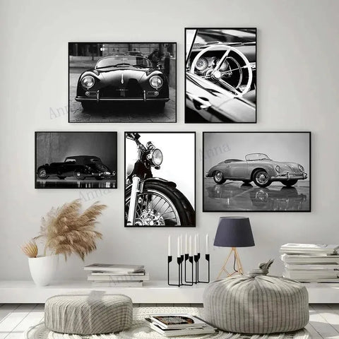 Vintage auto poster - Vintage shop