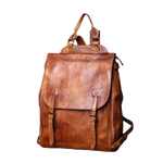 Leder rucksack damen vintage - Vintage shop