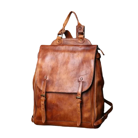 Leder rucksack damen vintage - Vintage shop