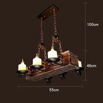 Lampe vintage holz - Vintage shop