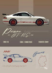 Porsche poster vintage - Vintage shop