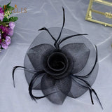 Black fascinator - Vintage shop