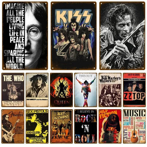 Vintage punk rock posters - Vintage shop