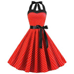 Retro kleid rot - Vintage shop