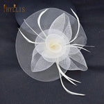 Black fascinator - Vintage shop