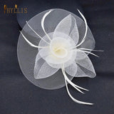 Black fascinator - Vintage shop