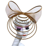 Gold fascinator - Vintage shop