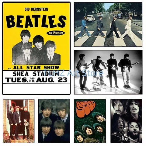 The beatles poster vintage - Vintage shop