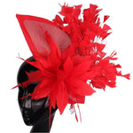 Fascinator orange - Vintage shop