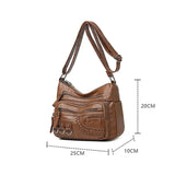 Handtasche leder braun vintage - Vintage shop