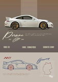 Porsche poster vintage - Vintage shop